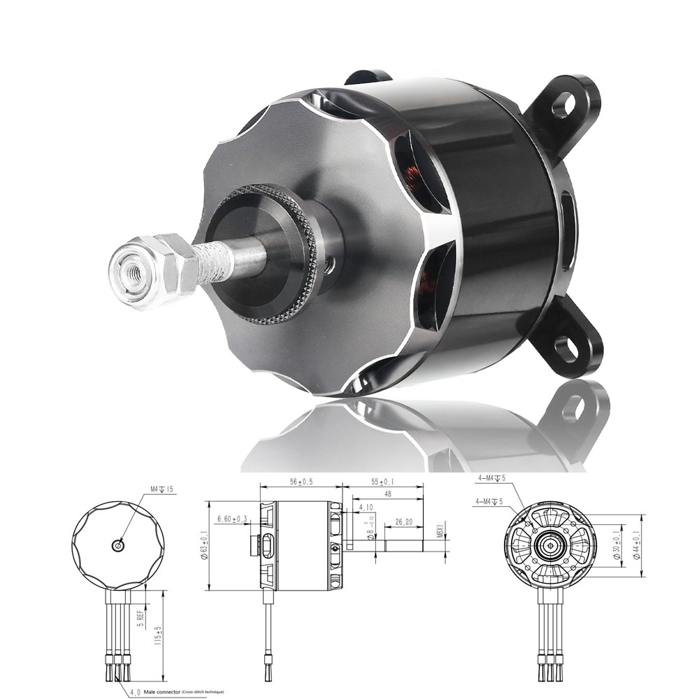 LJ5330 ハイパワー 3500W KV220 ブラシレス - Drone Motor のレビューと価格