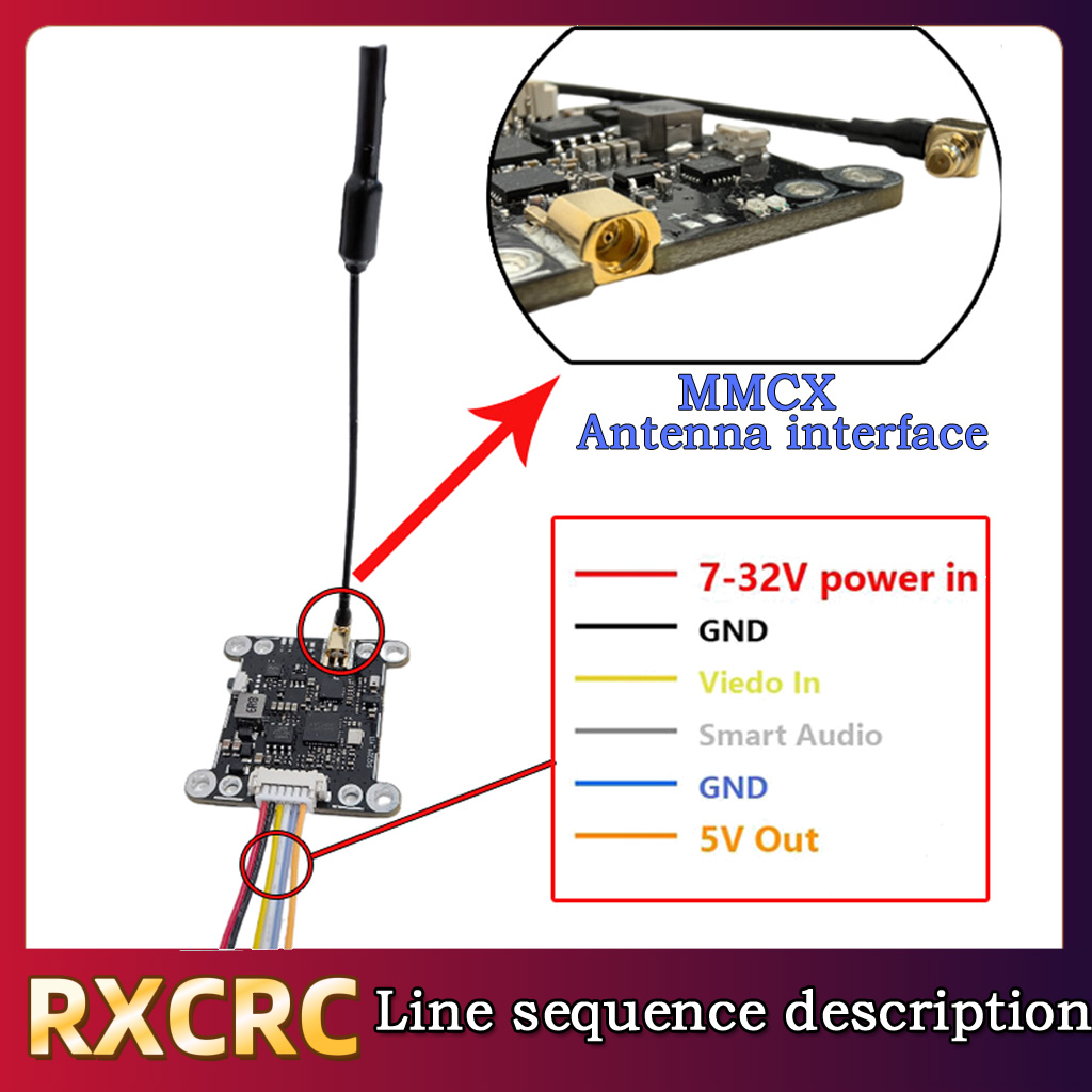 RXCRC 5.8G モジュール 48CH 1.6W VTX - Drone Camera のレビューと価格