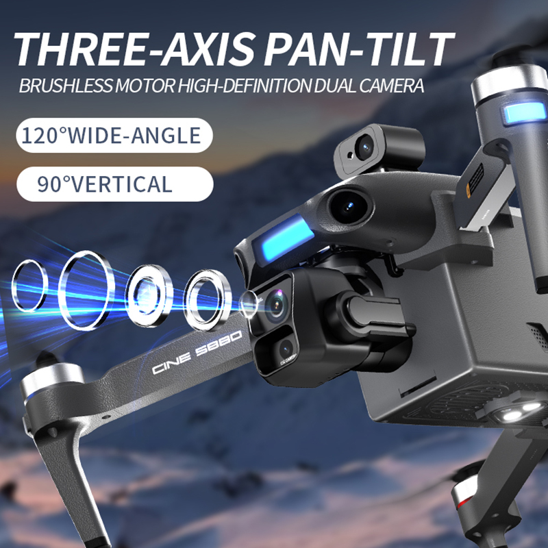 2026年新型8Kデュアルカメラドローン、5.5インチ大型ス - Drone Gps Module のレビューと価格