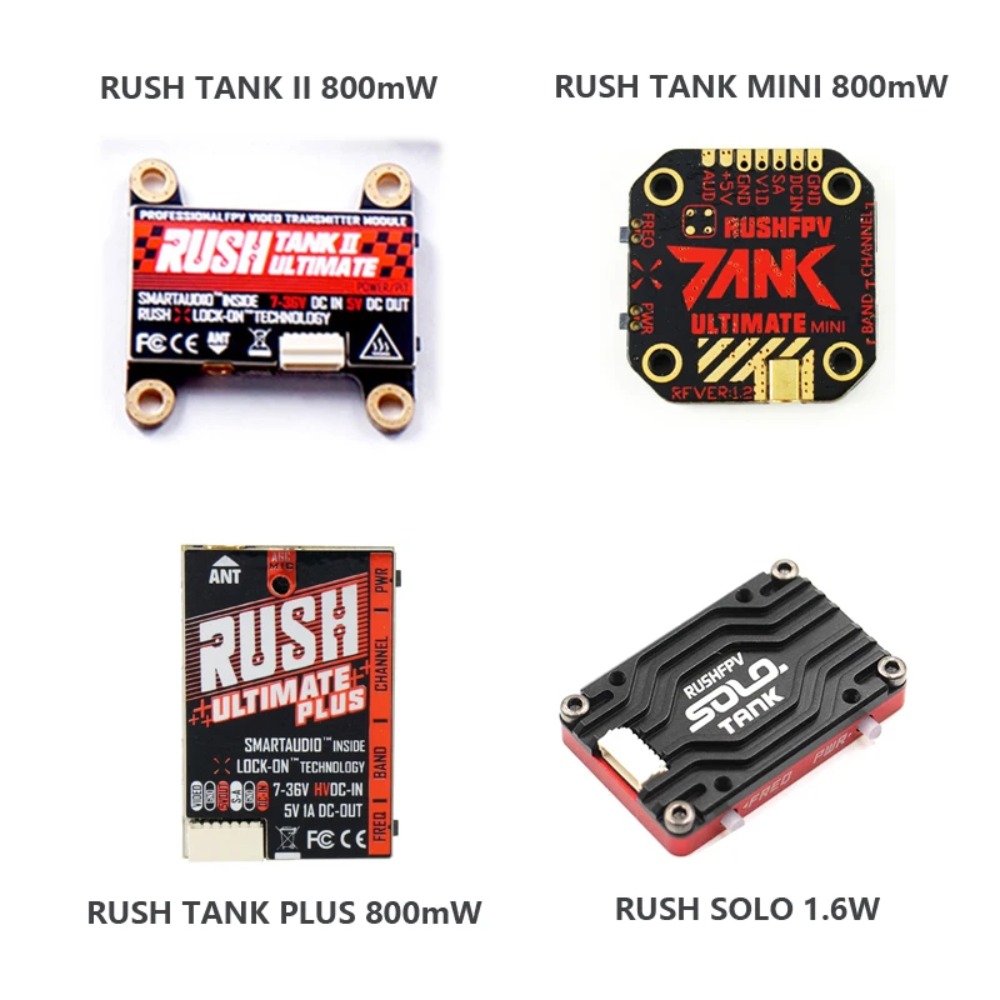 RUSH TANK Ultimate II/Mini/PLU - Drone Transmitter のレビューと価格
