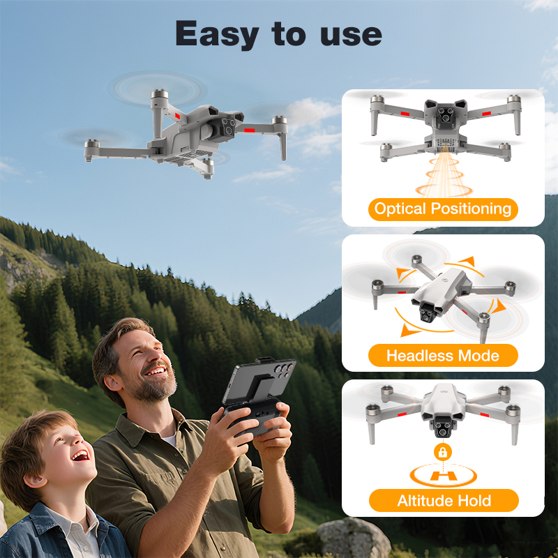 新型ホットL017プロドローン ブラシレス 3Dロール 36 - Drone Gps Module のレビューと価格